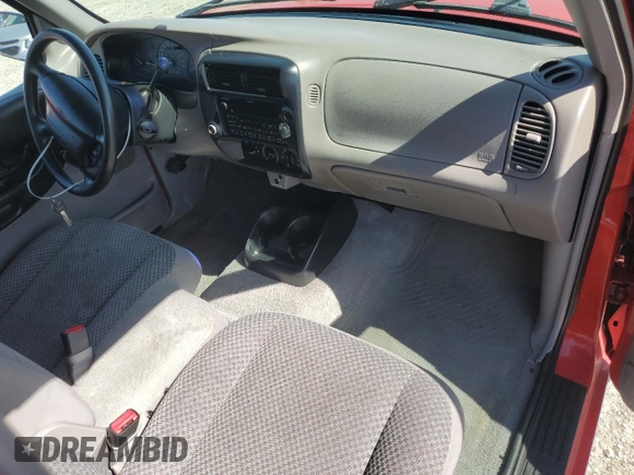1998 Ford Ranger XL with VIN 1FTYR10CXWUC52056, listed as a Copart auction lot 57692315 with 83,419 mi miles and Clean title. Bid and sale history available at DreamBid. Image 8.