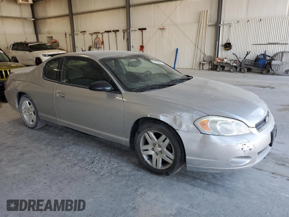 2006 Chevrolet Monte Carlo LT 3.9L z VIN 2G1WK151569330350, wystawiony jako Copart lot #54158595 z przebiegiem Nie podano mil oraz Szkoda całkowita • Salvage title. Historia ofert i sprzedaży dostępna na DreamBid. Obrazek 4.
