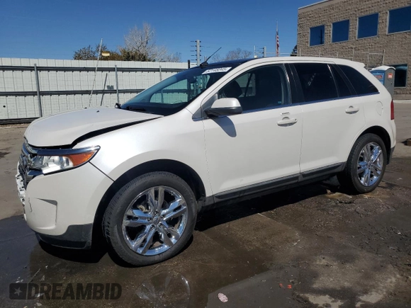 2013 Ford Edge Limited with VIN 2FMDK4KC3DBB58262, listed as a Copart auction lot 52148045 with 61,457 mi miles and Salvage Title. Bid and sale history available at carsss.com. Image 1.