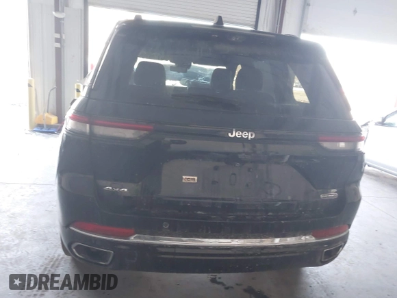 2023 Jeep Grand Cherokee Overland with VIN 1C4RJHDG5PC507978, listed as a IAAI auction lot 41394199 with 57,323 mi miles and . Bid and sale history available at DreamBid. Image 16.