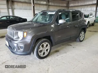 2019 Jeep Renegade Limited z VIN ZACNJBD11KPJ85770, wystawiony jako Copart lot #59096285 z przebiegiem 71 635 mil mil oraz Szkoda całkowita • Salvage title. Historia ofert i sprzedaży dostępna na DreamBid. Obrazek 1.