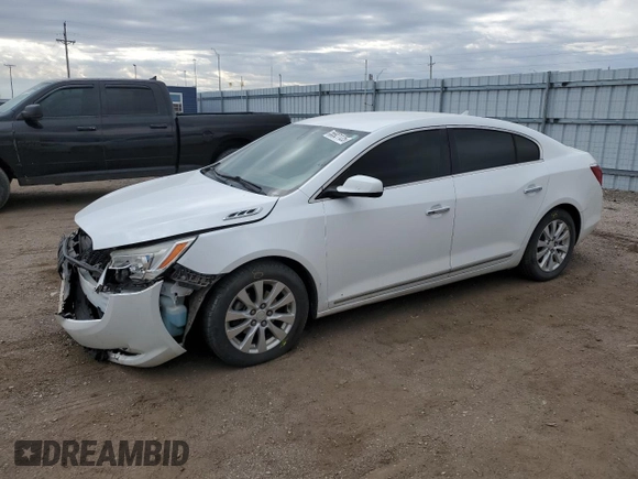 2014 Buick LaCrosse with VIN 1G4GA5GRXEF176101, listed as a Copart auction lot 56921125 with 144,777 mi miles and Salvage title. Bid and sale history available at DreamBid. Image 1.