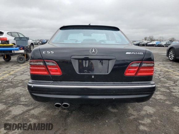 2002 Mercedes-Benz E with VIN WDBJF74J22B408004, listed as a Copart auction lot 52701805 with 240,246 mi miles and Clean Title. Bid and sale history available at DreamBid. Image 6.