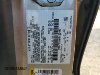 2017 Ford Fusion SE with VIN 3FA6P0H70HR402402, listed as a Copart auction lot 50150735 with 56,126 mi miles and Salvage title. Bid and sale history available at DreamBid. Image 13.