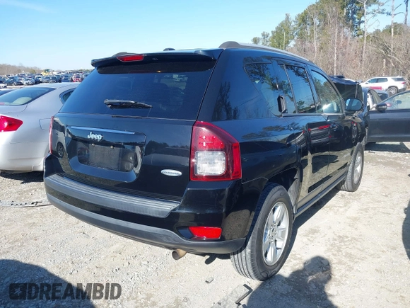 2016 Jeep Compass Latitude with VIN 1C4NJCEA3GD734883, listed as a IAAI auction lot 41340569 with 150,165 mi miles. Bid and sale history available at carsss.com. Image 4.