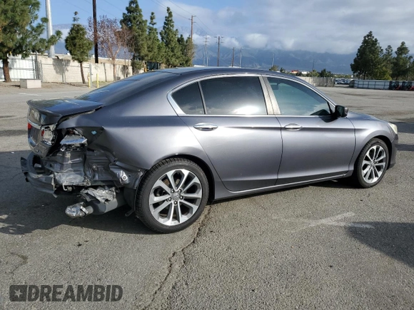2013 Honda Accord Sport with VIN 1HGCR2F53DA192582, listed as a Copart auction lot 51737825 with 137,999 mi miles and Salvage Title. Bid and sale history available at DreamBid. Image 3.
