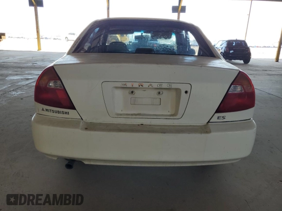 2001 Mitsubishi Mirage ES z VIN JA3AY26CX1U013535, wystawiony jako Copart lot #57664885 z przebiegiem 159 095 mil mil oraz Szkoda całkowita • Salvage title. Historia ofert i sprzedaży dostępna na DreamBid. Obrazek 6.