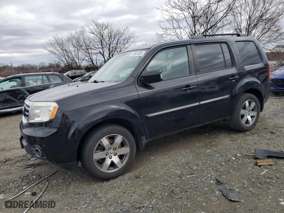 2015 Honda Pilot Touring with VIN 5FNYF4H93FB077175, listed as a Copart auction lot 47661835 with 143,499 mi miles and Salvage Title. Bid and sale history available at carsss.com. Image 1.