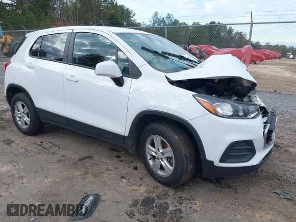 2022 Chevrolet Trax LS with VIN KL7CJNSM6NB522406, listed as a IAAI auction lot 40993801 with 115,738 mi miles. Bid and sale history available at carsss.com. Image 1.