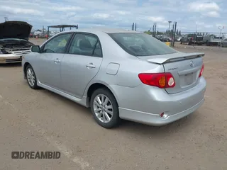 2009 Toyota Corolla with VIN 1NXBU40EX9Z028809, listed as a IAAI auction lot 42111892 with 156,182 mi miles. Bid and sale history available at carsss.com. Image 3.