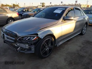 2015 Mercedes-Benz C-Class C 400 with VIN 55SWF6GB9FU012496, listed as a IAAI auction lot 40919086 with 77,330 mi miles. Bid and sale history available at carsss.com. Image 17.