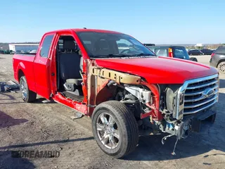 2015 Ford F-150 XL with VIN 1FTEX1CP7FKD26231, listed as a IAAI auction lot 41012274 with 120,974 mi miles. Bid and sale history available at carsss.com. Image 1.