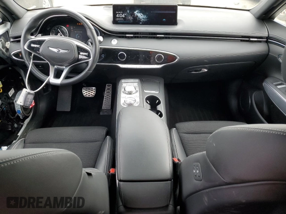 2022 Genesis GV70 2.5T with VIN KMUMADTB9NU057748, listed as a Copart auction lot 50538125 with 30,387 mi miles and Salvage title. Bid and sale history available at DreamBid. Image 8.