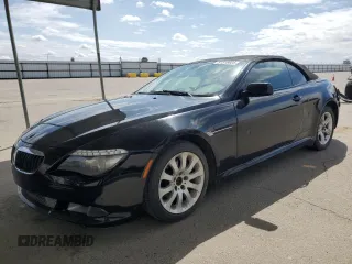 2008 BMW 6 Series 650i with VIN WBAEB53528CX61690, listed as a Copart auction lot 51516925 with 233,397 mi miles and Salvage Title. Bid and sale history available at carsss.com. Image 1.