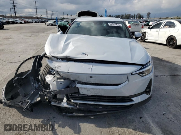 2024 Polestar 2 with VIN YSMFD3KA2RL238020, listed as a Copart auction lot 51341825 with 7,565 mi miles and Salvage Title. Bid and sale history available at carsss.com. Image 5.