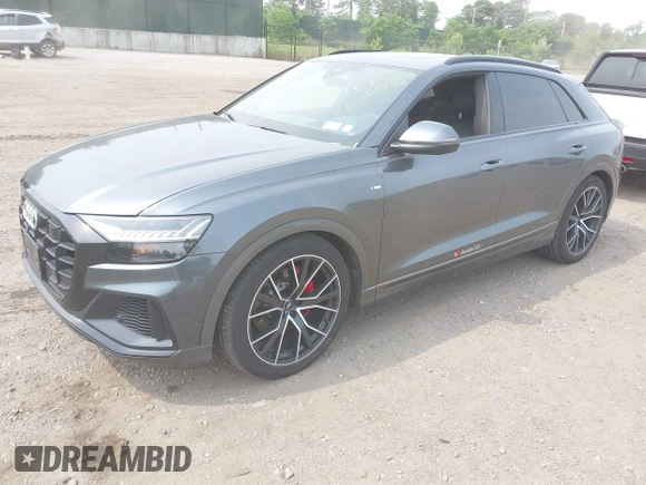 2019 Audi Q8 Prestige with VIN WA1FVAF18KD027759, listed as a IAAI auction lot 42512278 with 55,424 mi miles and . Bid and sale history available at DreamBid. Image 18.