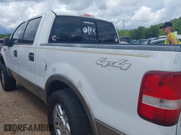 2004 Ford F-150 XLT with VIN 1FTPW145X4KC62501, listed as a IAAI auction lot 42252347 with 230,973 mi miles and . Bid and sale history available at DreamBid. Image 6.