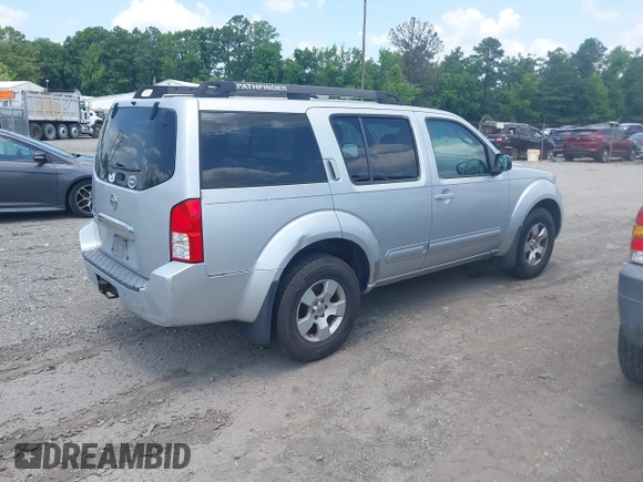 2006 Nissan Pathfinder SE with VIN 5N1AR18U06C666527, listed as a IAAI auction lot 42578647 with 210,279 mi miles and . Bid and sale history available at DreamBid. Image 4.