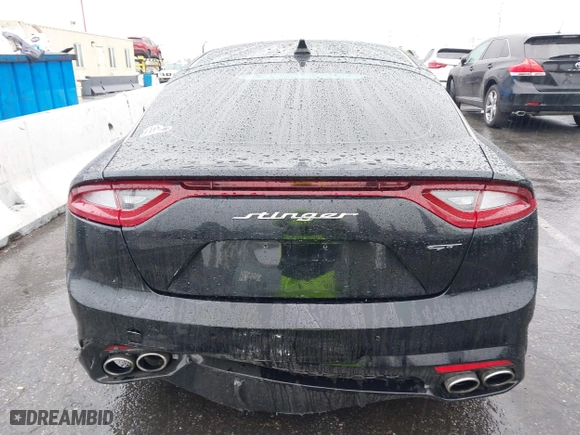 2018 Kia Stinger GT1 with VIN KNAE45LC4J6035780, listed as a IAAI auction lot 41560394 with 86,312 mi miles. Bid and sale history available at carsss.com. Image 17.