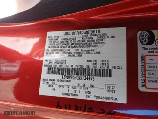2010 Ford Mustang GT with VIN 1ZVBP8CH0A5134495, listed as a IAAI auction lot 41233584 with 61,267 mi miles. Bid and sale history available at carsss.com. Image 9.