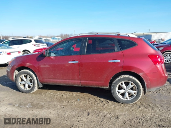 2010 Nissan Rogue S with VIN JN8AS5MT1AW010815, listed as a IAAI auction lot 41724480 with 188,343 mi miles and . Bid and sale history available at carsss.com. Image 14.