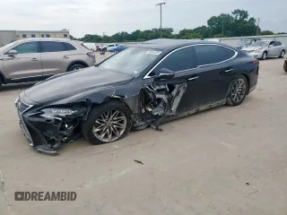2018 Lexus LS 500 with VIN JTHB51FF9J5000688, listed as a Copart auction lot 58664355 with 106,208 mi miles and Salvage title. Bid and sale history available at DreamBid. Image 1.