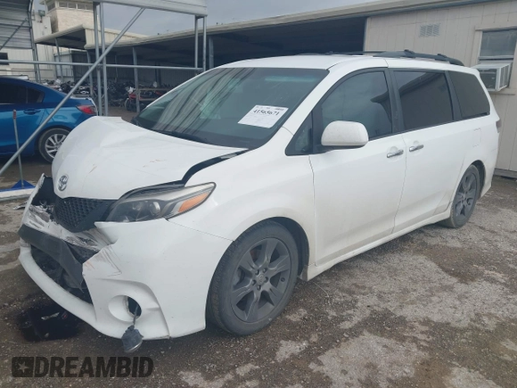 2015 Toyota Sienna SE с VIN 5TDXK3DC7FS599287, выставлен на аукционе IAAI как лот 41565671 с пробегом 111 626 миль миль и . История ставок и продаж доступна на DreamBid. Изображение 17.