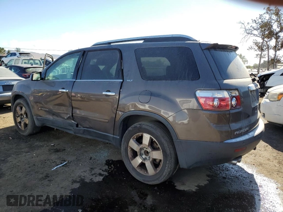 2007 GMC Acadia SLT with VIN 1GKER33767J141895, listed as a Copart auction lot 76595024 with 196,785 mi miles and Clean Title. Bid and sale history available at DreamBid. Image 2.