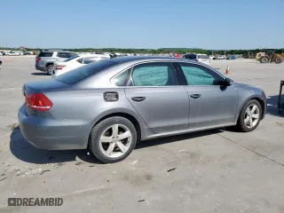 2013 Volkswagen Passat TDI SE w/Sunroof with VIN 1VWBN7A39DC101809, listed as a Copart auction lot 52762275 with 0 mi miles and Salvage Title. Bid and sale history available at carsss.com. Image 3.