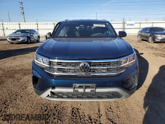 2021 Volkswagen Atlas S with VIN 1V2GC2CA7MC203640, listed as a Copart auction lot 43782745 with 61,806 mi miles and Salvage title. Bid and sale history available at DreamBid. Image 5.