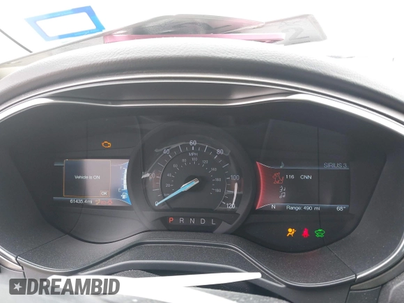 2020 Ford Fusion SE with VIN 3FA6P0LU2LR266943, listed as a IAAI auction lot 42160987 with 61,435 mi miles and . Bid and sale history available at DreamBid. Image 7.