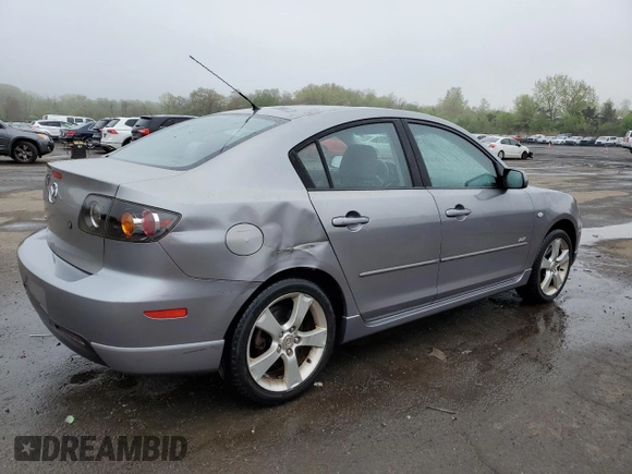 2006 Mazda 3 s with VIN JM1BK324561467955, listed as a Copart auction lot 55207355 with 99,601 mi miles and Salvage Title. Bid and sale history available at DreamBid. Image 3.