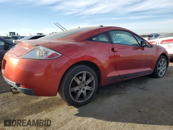 2008 Mitsubishi Eclipse SE-V6 with VIN 4A3AK64T98E015596, listed as a Copart auction lot 84830714 with Not Provided miles and Salvage Title. Bid and sale history available at carsss.com. Image 3.