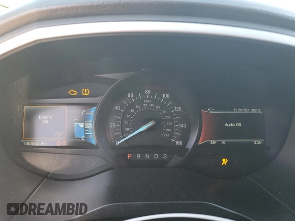 2018 Ford Edge SEL with VIN 2FMPK4J95JBC36541, listed as a Copart auction lot 48957375 with 92,933 mi miles and Clean Title. Bid and sale history available at DreamBid. Image 9.