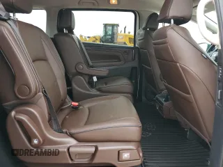 2025 Honda Odyssey Touring with VIN 5FNRL6H8XSB039033, listed as a Copart auction lot 56111255 with 4,842 mi miles and Salvage title. Bid and sale history available at DreamBid. Image 11.