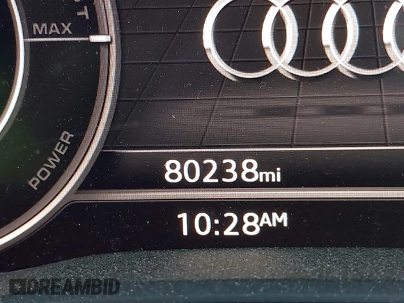 2020 Audi Q5 S line Prestige with VIN WA1F2AFYXL2100908, listed as a IAAI auction lot 41538936 with 80,238 mi miles. Bid and sale history available at carsss.com. Image 16.