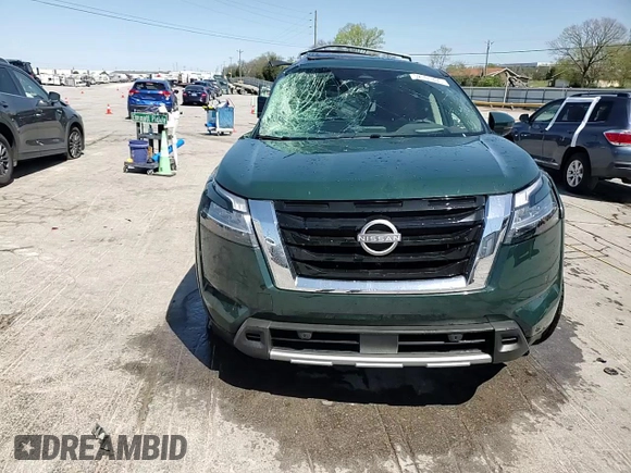 2024 Nissan Pathfinder Platinum with VIN 5N1DR3DK1RC266834, listed as a Copart auction lot 52101895 with 2,046 mi miles and Salvage title. Bid and sale history available at DreamBid. Image 15.