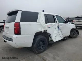 2017 Chevrolet Tahoe Commercial with VIN 1GNLCDEC1HR217988, listed as a Copart auction lot 44020865 with 0 mi miles and Salvage Title. Bid and sale history available at carsss.com. Image 3.