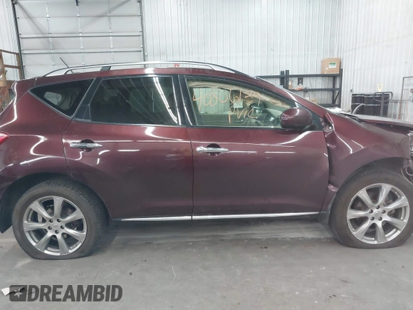 2014 Nissan Murano SV with VIN JN8AZ1MU3EW400818, listed as a IAAI auction lot 40806139 with 135,024 mi miles and . Bid and sale history available at carsss.com. Image 14.