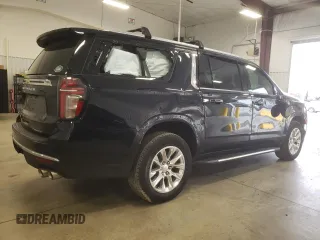 2021 Chevrolet Suburban Premier z VIN 1GNSCFKD2MR318276, wystawiony jako Copart lot #37848743 z przebiegiem 33 165 mil mil oraz Szkoda całkowita • Salvage title. Historia ofert i sprzedaży dostępna na DreamBid. Obrazek 3.