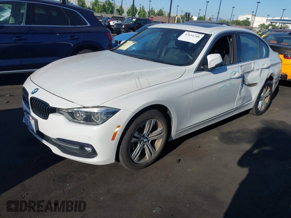 2017 BMW 3 Series 328d xDrive with VIN WBA8F1C39HK898141, listed as a IAAI auction lot 42654788 with 91,817 mi miles and . Bid and sale history available at DreamBid. Image 2.