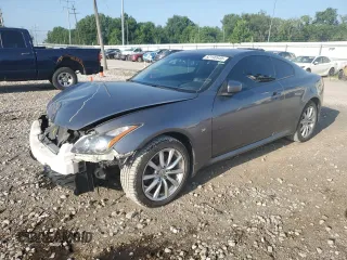 2014 Infiniti Q60 with VIN JN1CV6ELXEM131220, listed as a Copart auction lot 62190945 with 104,968 mi miles and Salvage title. Bid and sale history available at DreamBid. Image 1.