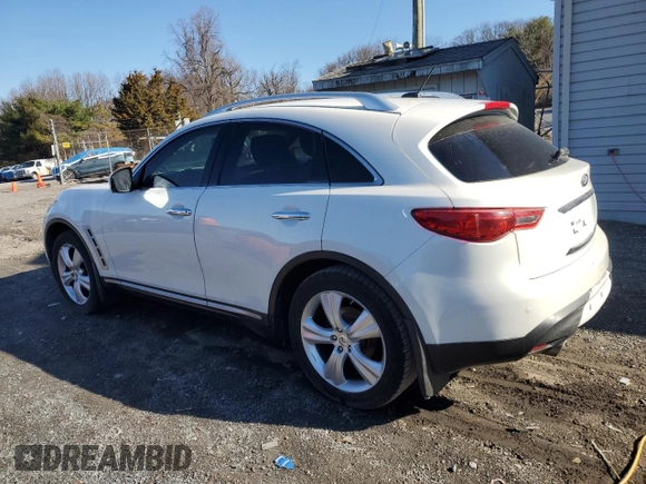 2011 Infiniti FX z VIN JN8AS1MW8BM140882, wystawiony jako Copart lot #50082765 z przebiegiem 159 075 mil mil oraz Tytuł czysty. Historia ofert i sprzedaży dostępna na DreamBid. Obrazek 2.