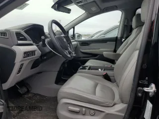 2022 Honda Odyssey EX-L with VIN 5FNRL6H70NB031177, listed as a Copart auction lot 51262515 with 53,629 mi miles and Salvage Title. Bid and sale history available at DreamBid. Image 7.