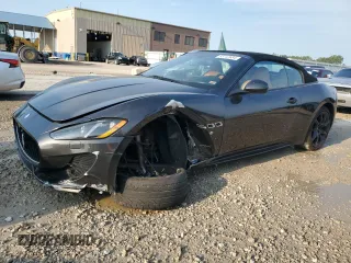 2016 Maserati GranTurismo Convertible Sport with VIN ZAM45VMA7G0176696, listed as a Copart auction lot 65747684 with 62,351 mi miles and Salvage Title. Bid and sale history available at carsss.com. Image 1.