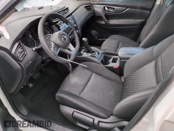 2017 Nissan Rogue SV with VIN KNMAT2MT9HP544611, listed as a Copart auction lot 48399445 with 185,489 mi miles and Salvage Title. Bid and sale history available at carsss.com. Image 7.