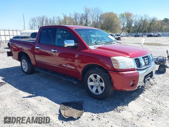 2006 Nissan Titan LE with VIN 1N6BA07A56N527691, listed as a IAAI auction lot 41820340 with 250,551 mi miles and . Bid and sale history available at DreamBid. Image 1.
