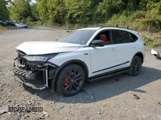 2022 Acura MDX Type S w/Advance Package with VIN 5J8YD8H8XNL003205, listed as a Copart auction lot 71120804 with 0 mi miles and Salvage Title. Bid and sale history available at carsss.com. Image 1.