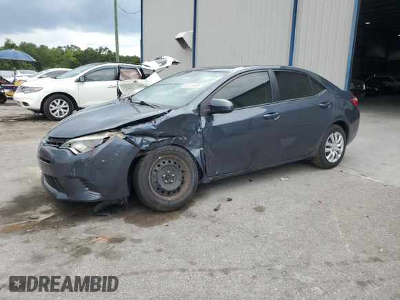 2016 Toyota Corolla L with VIN 2T1BURHE8GC654195, listed as a Copart auction lot 58314485 with 136,951 mi miles and Salvage title. Bid and sale history available at DreamBid. Image 1.