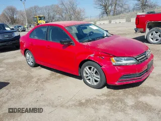 2015 Volkswagen Jetta Sedan 2.0L S with VIN 3VW2K7AJ7FM252432, listed as a IAAI auction lot 41910367 with 129,960 mi miles. Bid and sale history available at carsss.com. Image 1.